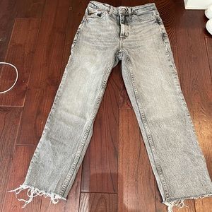 Topshop Gray Jeans